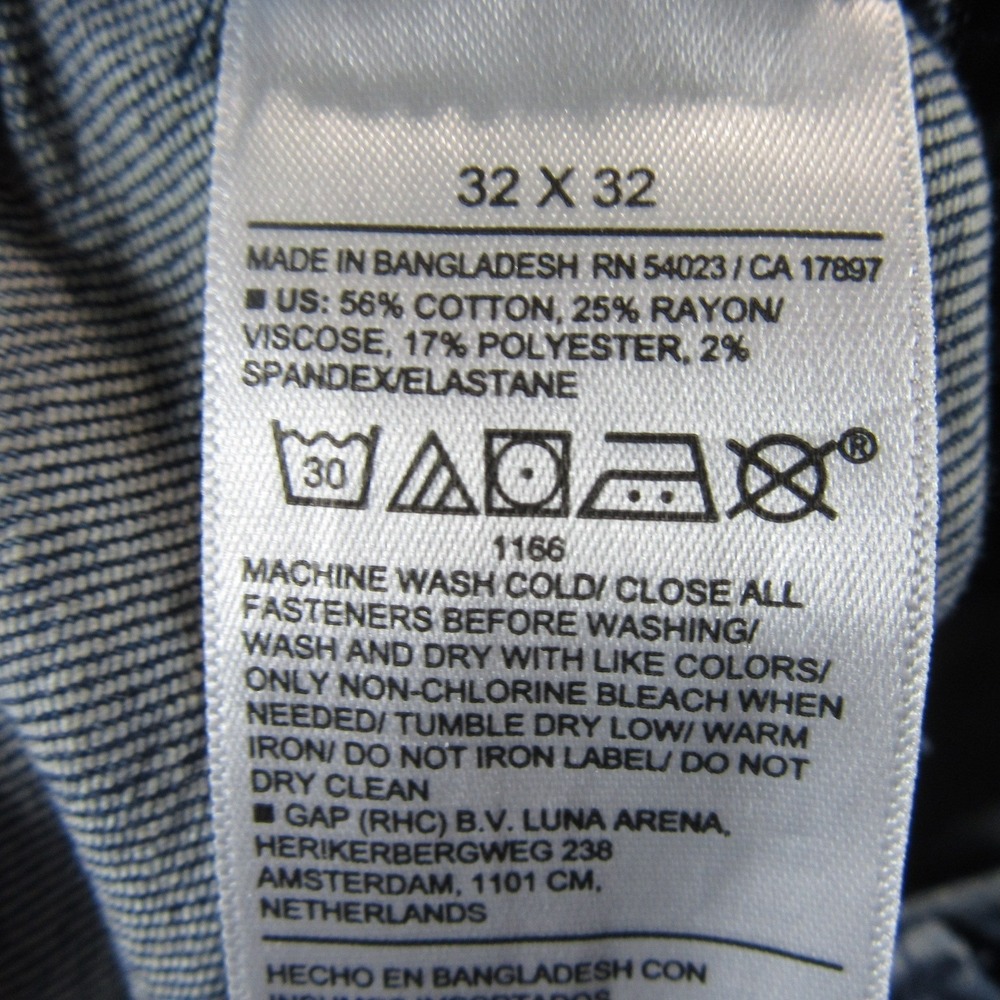 Banana Republic Mens Jeans 32 x 32 Travel Slim Stretch Cotton Rayon Polyester - Picture 7 of 9
